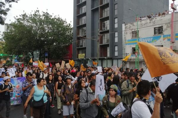 La Ciudad de México registró cierres de avenidas principales debido a las protestas.  - Sputnik Mundo