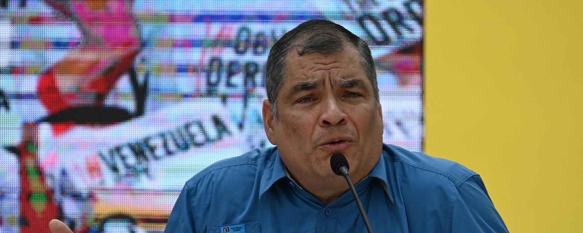 El expresidente ecuatoriano Rafael Correa - Sputnik Mundo, 1920, 09.10.2023