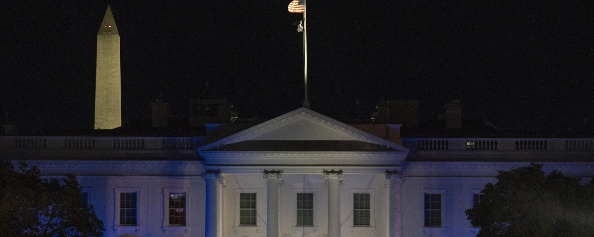 La Casa Blanca se ilumina con los colores de la bandera de Israel - Sputnik Mundo, 1920, 27.11.2023