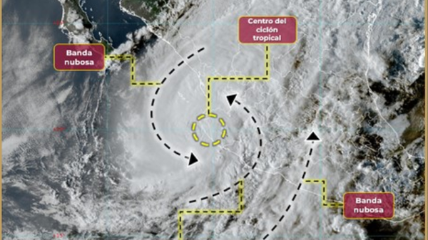 El huracán Lidia tocó tierra este martes en las costas del Pacífico mexicano. - Sputnik Mundo