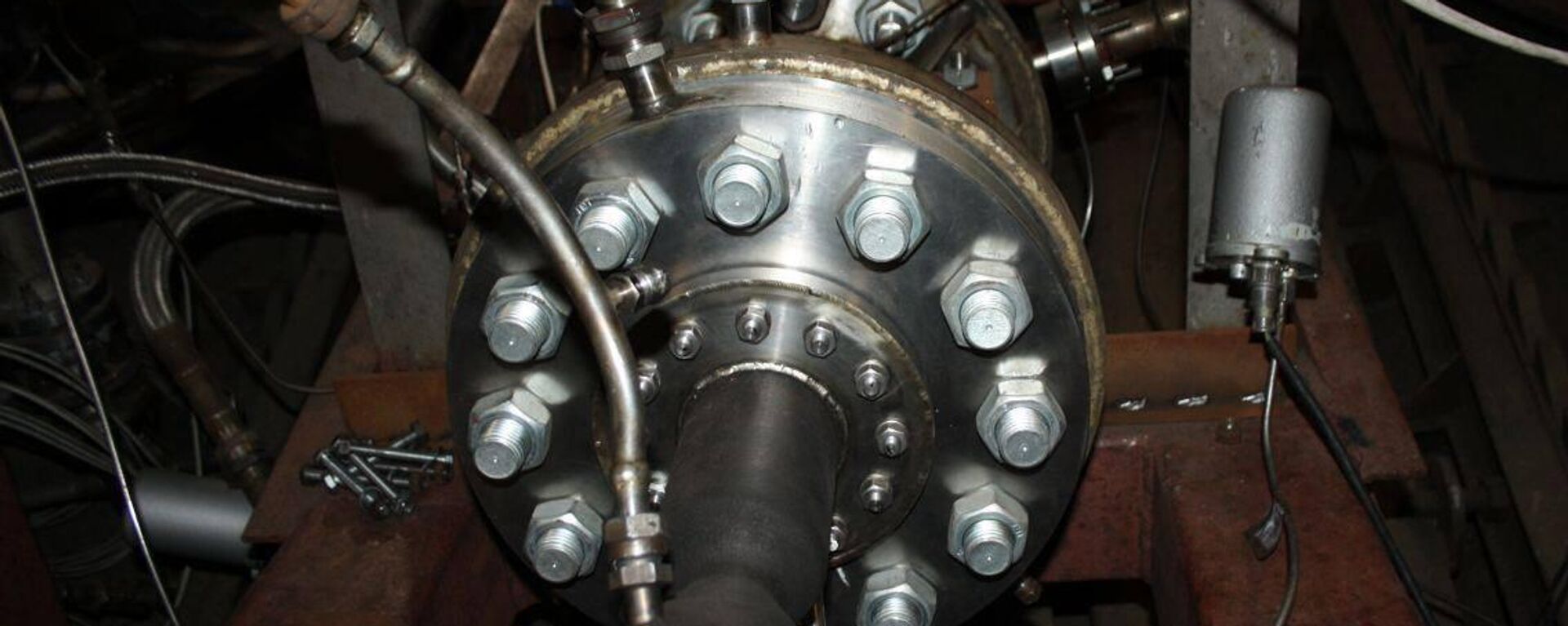 Pruebas de incendio de la cámara de combustión del motor cohete RD-1 de oxígeno-metano - Sputnik Mundo, 1920, 16.10.2023