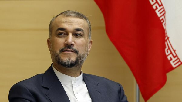 Hossein Amir Abdollahian, el ministro de Asuntos Exteriores iraní, en Tokio, el 7 de agosto de 2023  - Sputnik Mundo