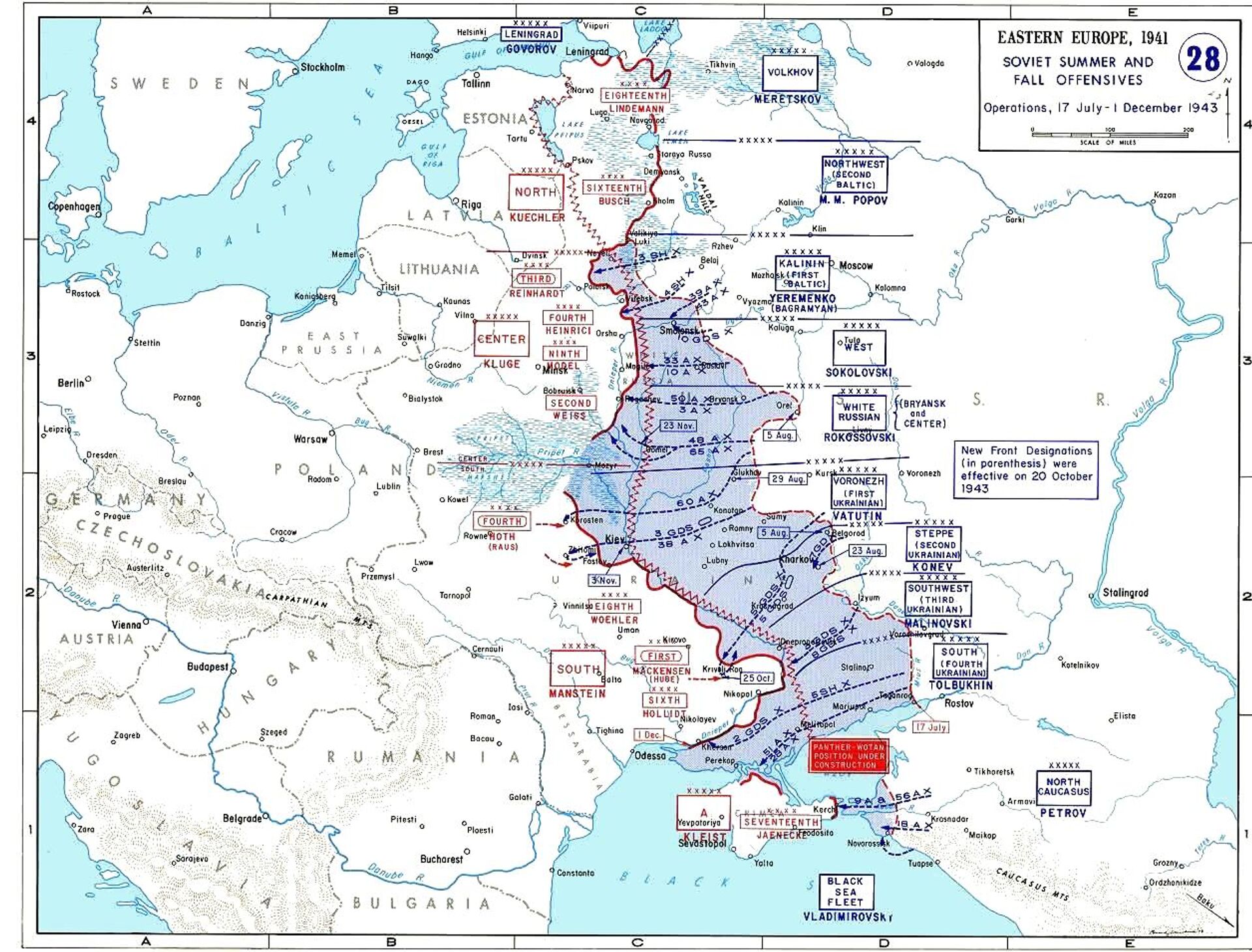 Mapa de la Batalla del Dniéper, 1943 - Sputnik Mundo, 1920, 23.10.2023
