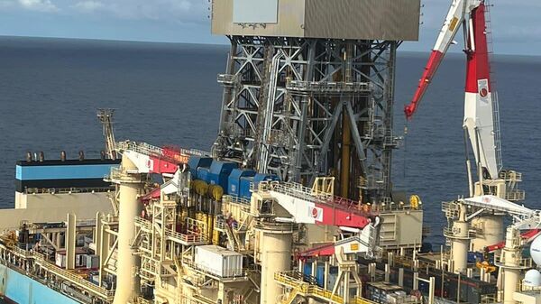 Búsqueda de gas natural en pozo exploratorio en el mar Caribe por parte de la petrolera estatal colombiana Ecopetrol - Sputnik Mundo