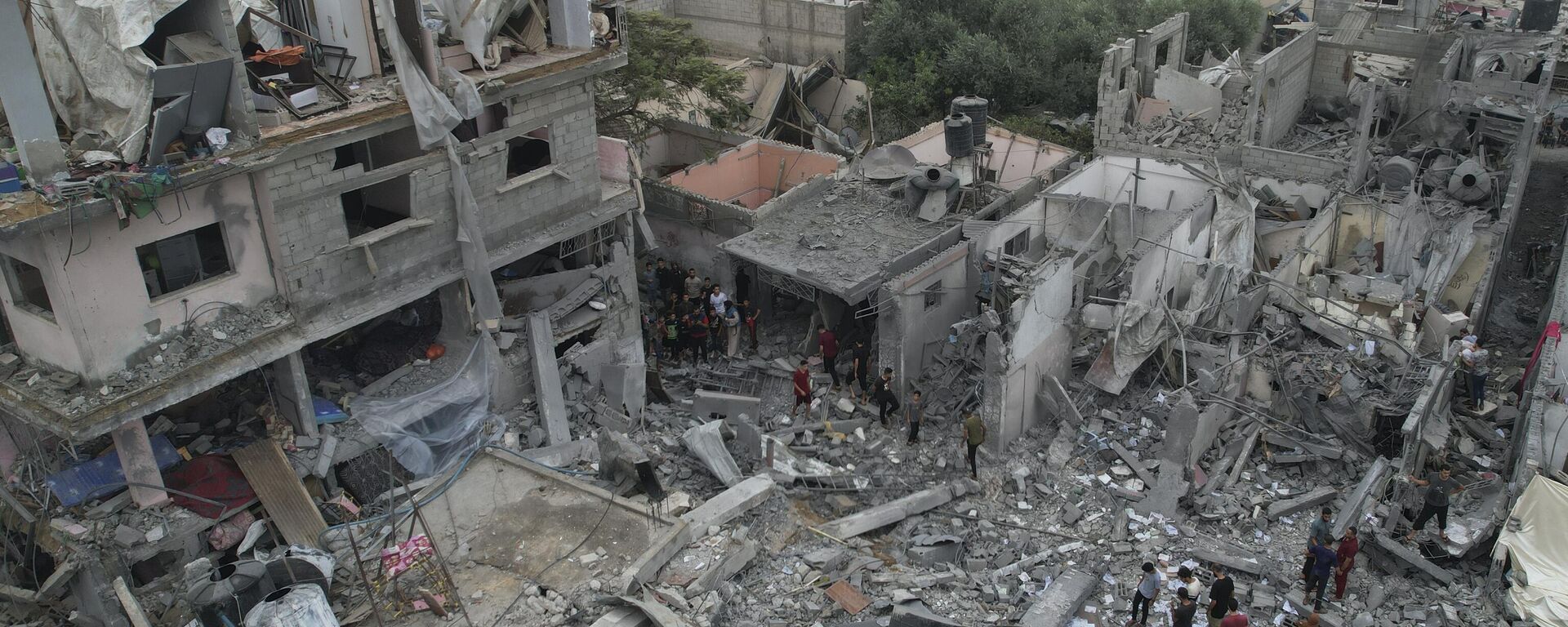 Consecuencias de los bombardeos israelíes en Gaza, el 29 de octubre - Sputnik Mundo, 1920, 13.02.2024