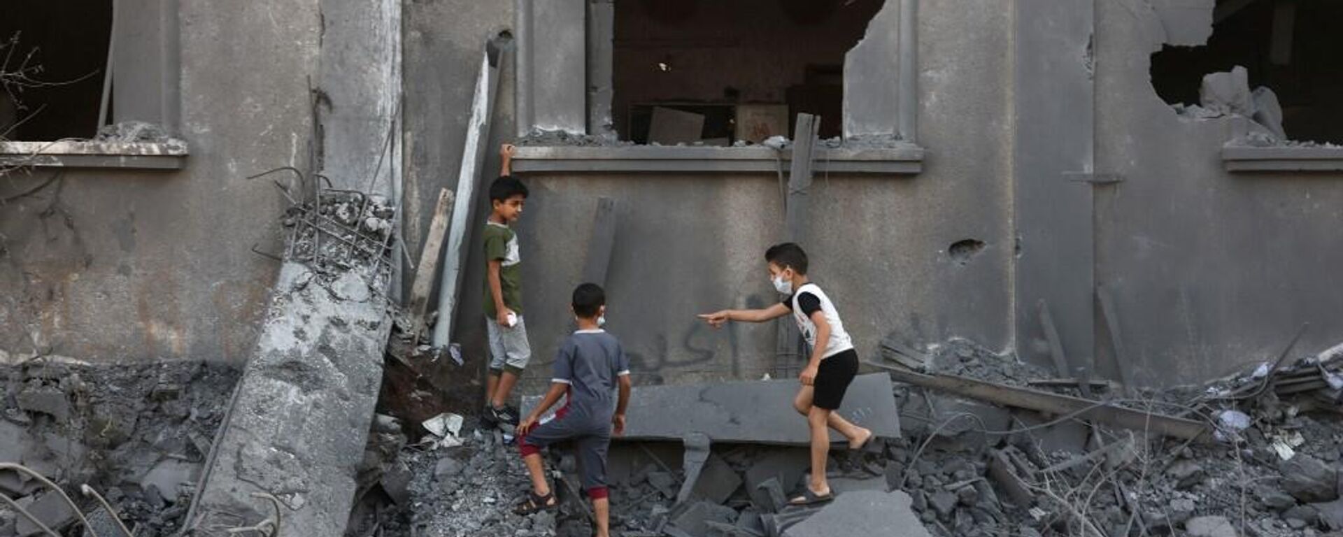 Niños en Gaza  - Sputnik Mundo, 1920, 01.12.2023