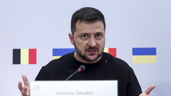 Volodímir Zelenski, el presidente de Ucrania - Sputnik Mundo