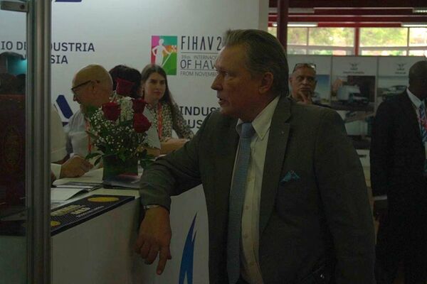 El embajador de Moscú en Cuba, Víctor Koronelli, en la Feria Internacional de La Habana 2023 - Sputnik Mundo