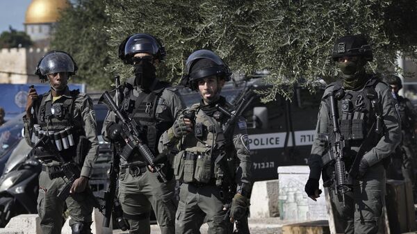 La Policía antidisturbios israelí  - Sputnik Mundo