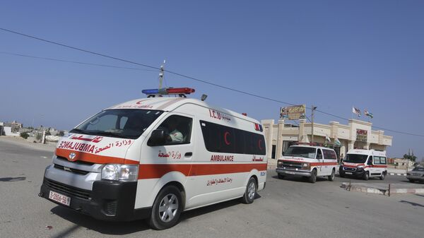 Ambulancia de Palestina - Sputnik Mundo