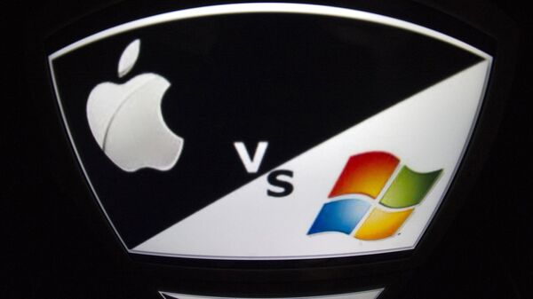 Logotipos de Apple y Microsoft  - Sputnik Mundo