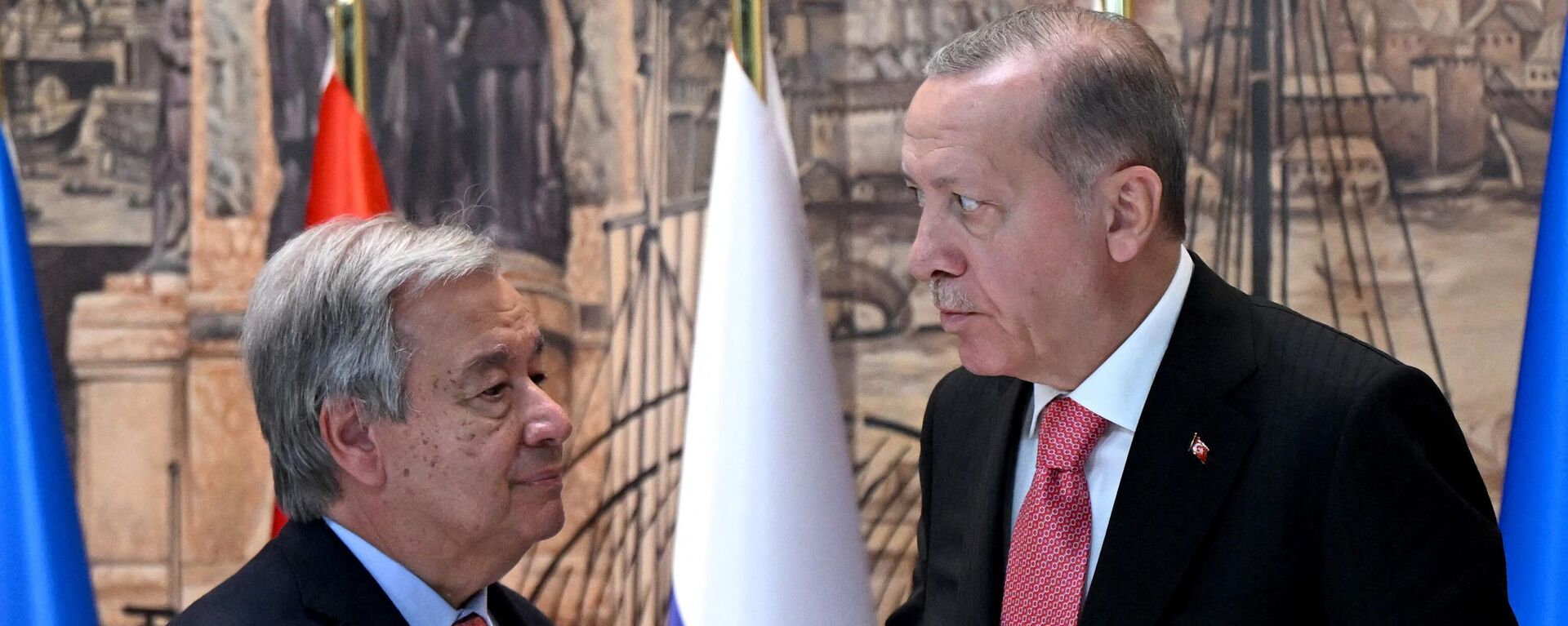 António Guterres y Recep Tauuip Erdogan - Sputnik Mundo, 1920, 28.11.2023