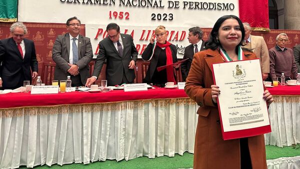 Certamen Nacional de Periodismo del Club de Periodistas de México. - Sputnik Mundo