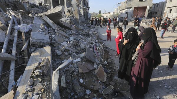 Consecuencias de los bombardeos de Israel contra Gaza - Sputnik Mundo