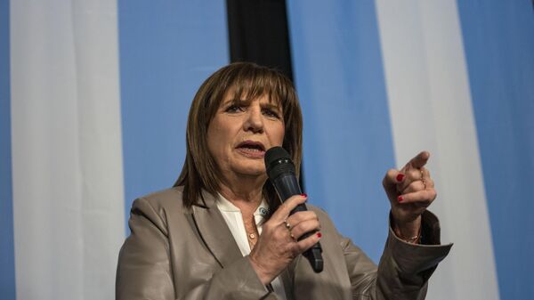 La ministra designada de Seguridad y excandidata presidencial argentina, Patricia Bullrich - Sputnik Mundo