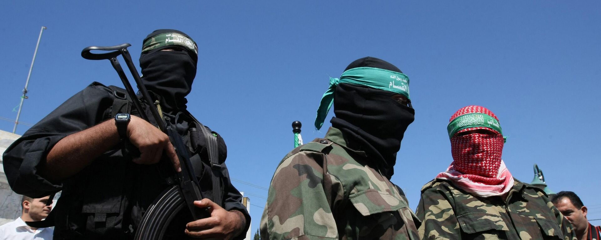 Las Brigadas Qassam (brazo militar del movimiento palestino Hamás) - Sputnik Mundo, 1920, 04.05.2024