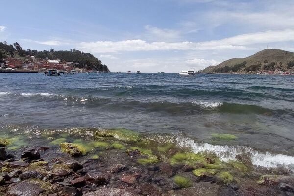 El lago Titicaca revive con la caída de lluvias y sube su nivel de agua. - Sputnik Mundo
