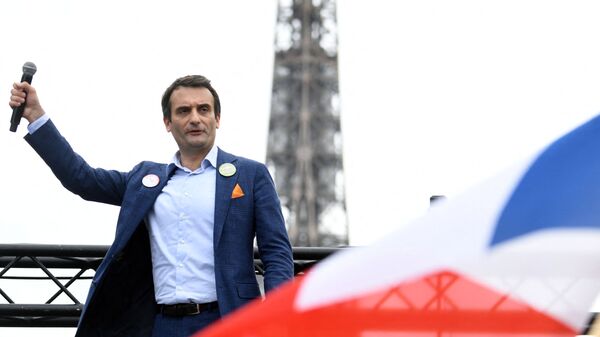Florian Philippot, el líder del partido francés Los patriotas - Sputnik Mundo