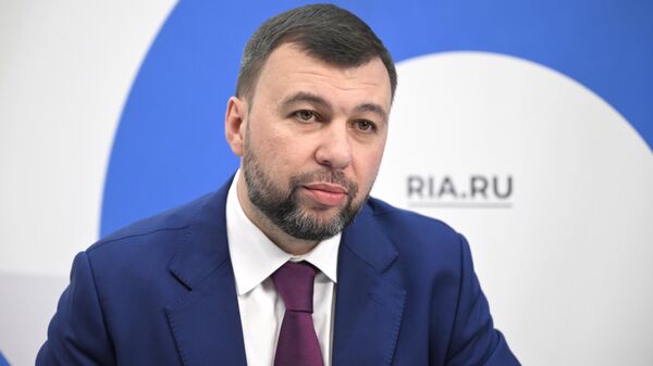 Denís Pushilin, el jefe interino de la república popular de Donetsk (RPD) - Sputnik Mundo