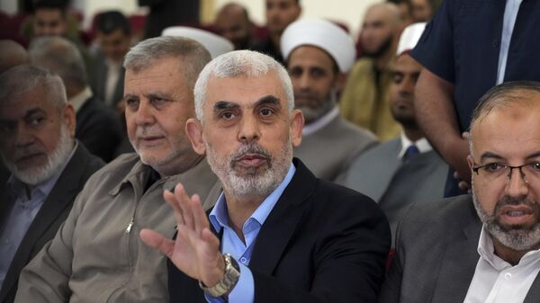 Yahya Sinwar, líder del movimiento palestino Hamás en la Franja de Gaza - Sputnik Mundo
