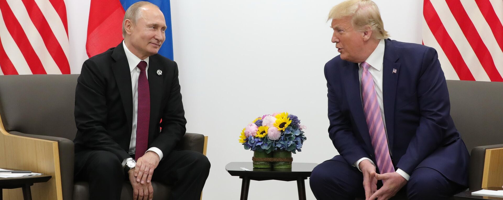 El presidente ruso, Vladímir Putin y el exmandatario de EEUU, Donald Trump - Sputnik Mundo, 1920, 19.01.2024