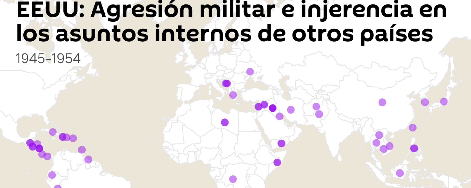 Historia de agresión: operaciones militares e injerencias en otros países por parte de EEUU - Sputnik Mundo, 1920, 29.01.2024