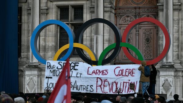 Protestas en Francia contra los Juegos Olímpicos de París 2024 - Sputnik Mundo