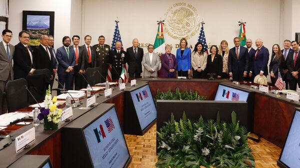 Reunión entre autoridades de México y EEUU - Sputnik Mundo