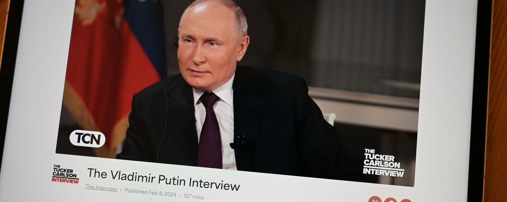 Entrevista de Vladímir Putin a Tucker Carlson - Sputnik Mundo, 1920, 11.02.2024