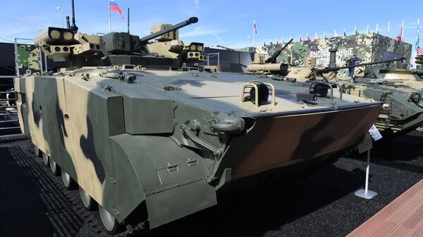 Vehículo blindado ruso BMP-3 Manul - Sputnik Mundo