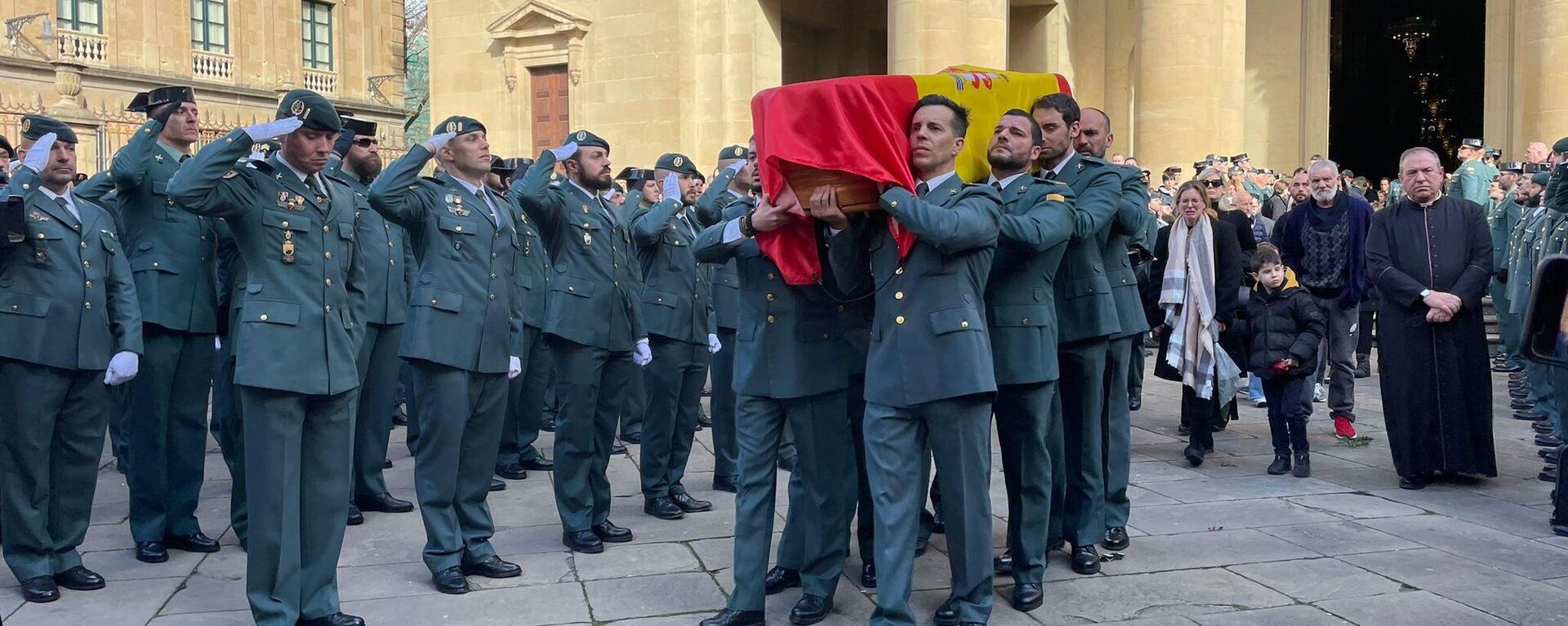 Funeral por los agentes de la Guardia Civil fallecidos en Barbate - Sputnik Mundo, 1920, 14.02.2024