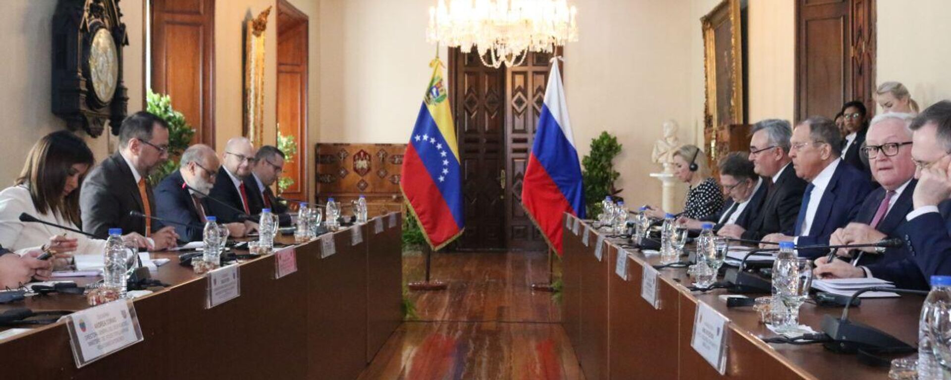 La reunión ente el canciller venezolano, Yván Gil, con su homólogo ruso, Serguéi Lavrov, el 20 de febrero 2024 - Sputnik Mundo, 1920, 20.02.2024