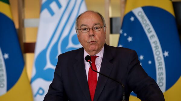 Ministro de Relaciones Exteriores de Brasil, Mauro Vieira - Sputnik Mundo
