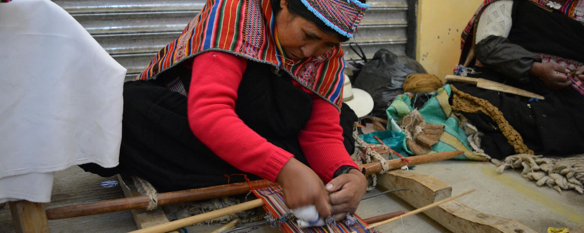 Mujeres bolivianas se suman a la industria de la llama con el programa Pro-Camélidos - Sputnik Mundo, 1920, 01.03.2024
