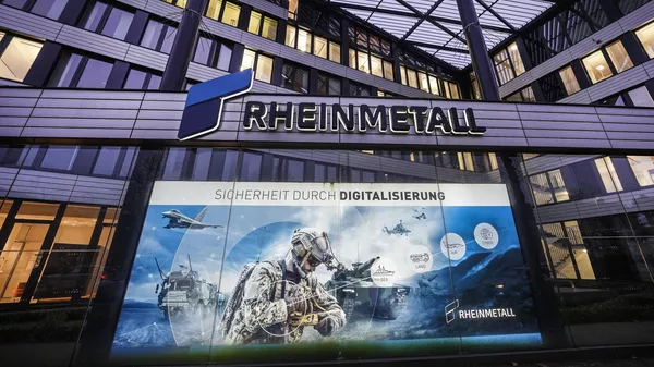 La sede del mayor fabricante de armas alemán, Rheinmetall AG, en Dusseldorf, Alemania - Sputnik Mundo