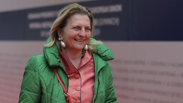 Karin Kneissl, exministra de Exteriores de Austria - Sputnik Mundo