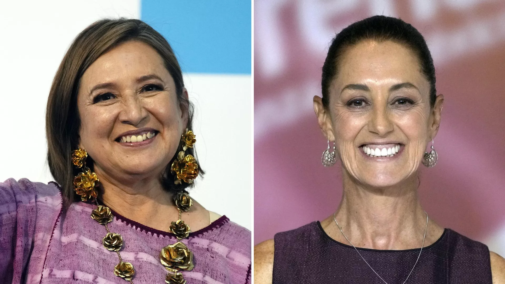 Xóchitl Gálvez (izquierda) y Claudia Sheinbaum (derecha), candidatas a la presidencia de México - Sputnik Mundo, 1920, 19.04.2024