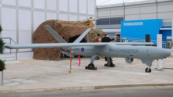 Dron británico de reconocimiento Watchkeeper  - Sputnik Mundo