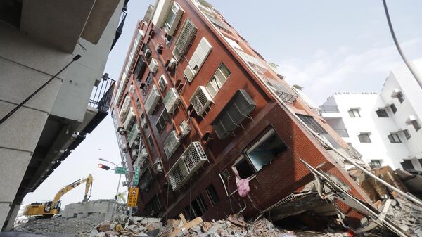 Consecuencias del terremoto en Taiwán - Sputnik Mundo