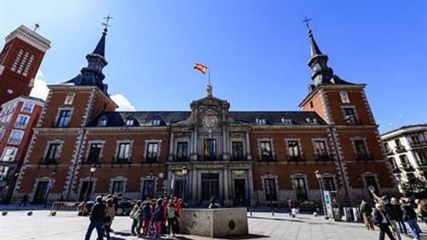 ​El Palacio de Santa Cruz, la sede del Ministerio español de Asuntos Exteriores, Unión Europea y Cooperación - Sputnik Mundo