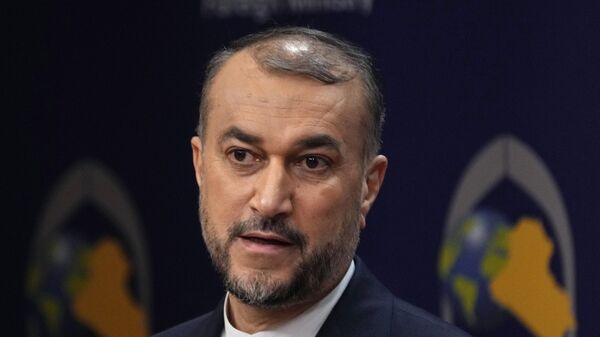 Huseín Amir Abdolahian, ministro de Exteriores de Irán - Sputnik Mundo