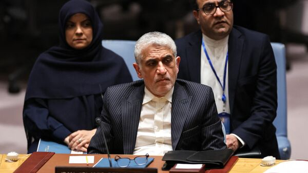El representante permanente iraní ante la ONU, Amir Saeid Iravani.  - Sputnik Mundo