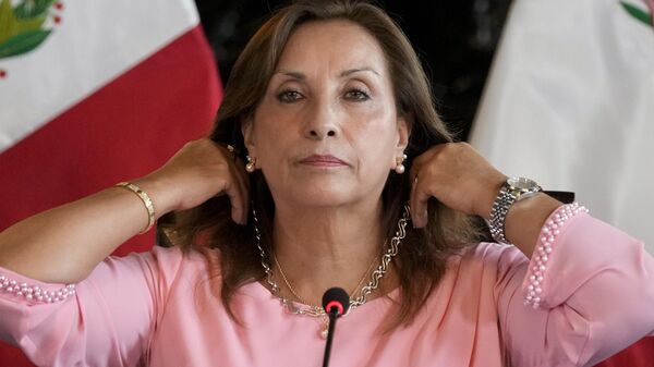 La presidenta de Perú, Dina Boluarte - Sputnik Mundo