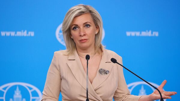 María Zajárova, la portavoz del Ministerio de Exteriores ruso - Sputnik Mundo