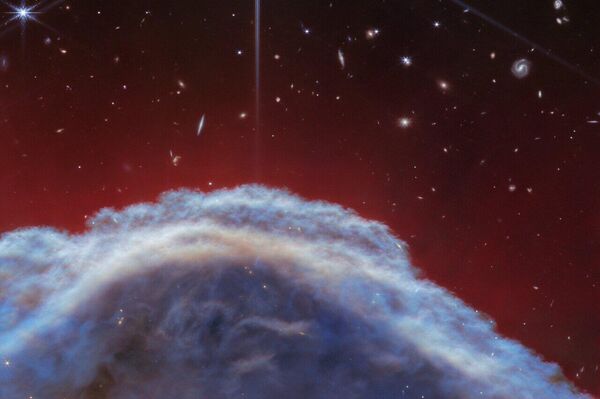 Nebulosa Cabeza de Caballo, imagen captada con el telescopio espacial James Webb (JWST) - Sputnik Mundo