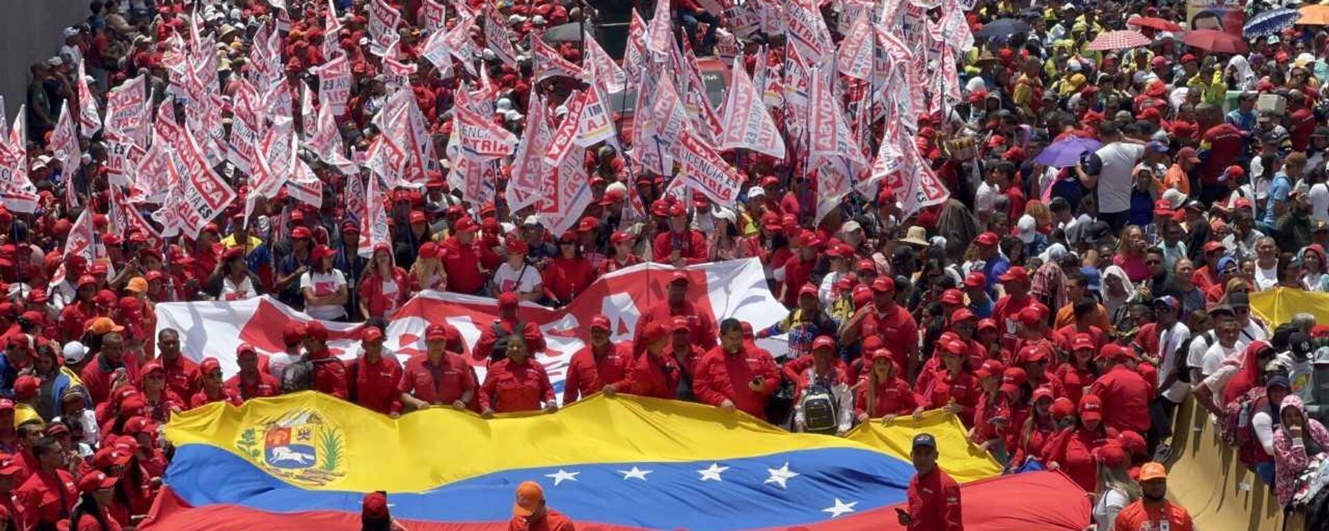 Movilización por el Día del Trabajo en Caracas - Sputnik Mundo, 1920, 02.05.2024