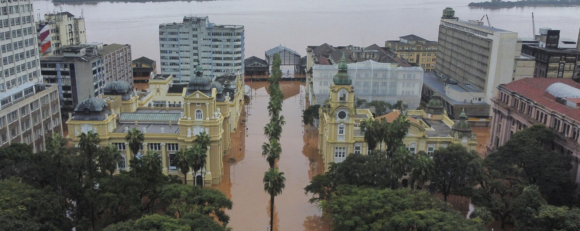 Inundación ocasionada por las lluvias en Rio Grande do Sul - Sputnik Mundo, 1920, 04.05.2024