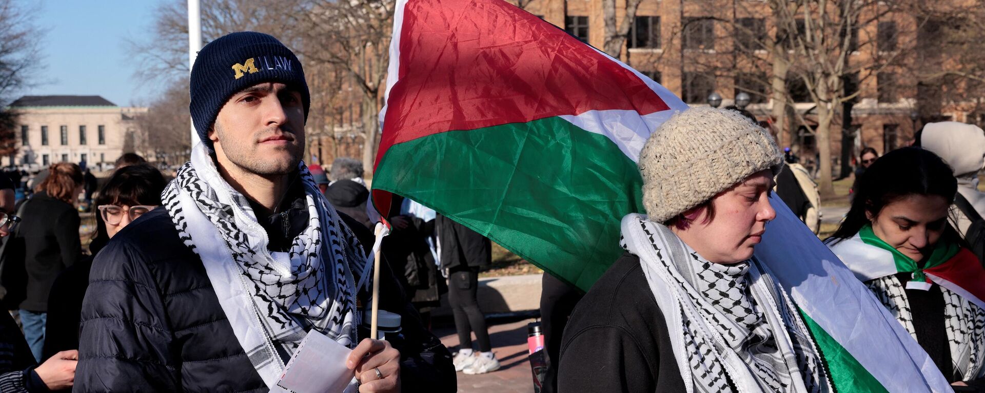 Protestas a favor de Palestina en la Universidad de Michigan - Sputnik Mundo, 1920, 05.05.2024