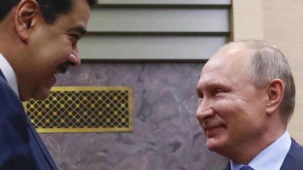 Nicolás Maduro y Vladímir Putin (archivo) - Sputnik Mundo
