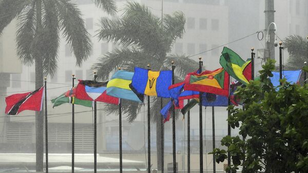 Banderas de los países de la Comunidad del Caribe (Caricom) - Sputnik Mundo